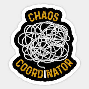 Planner Conference Chaos Coordinator Sticker